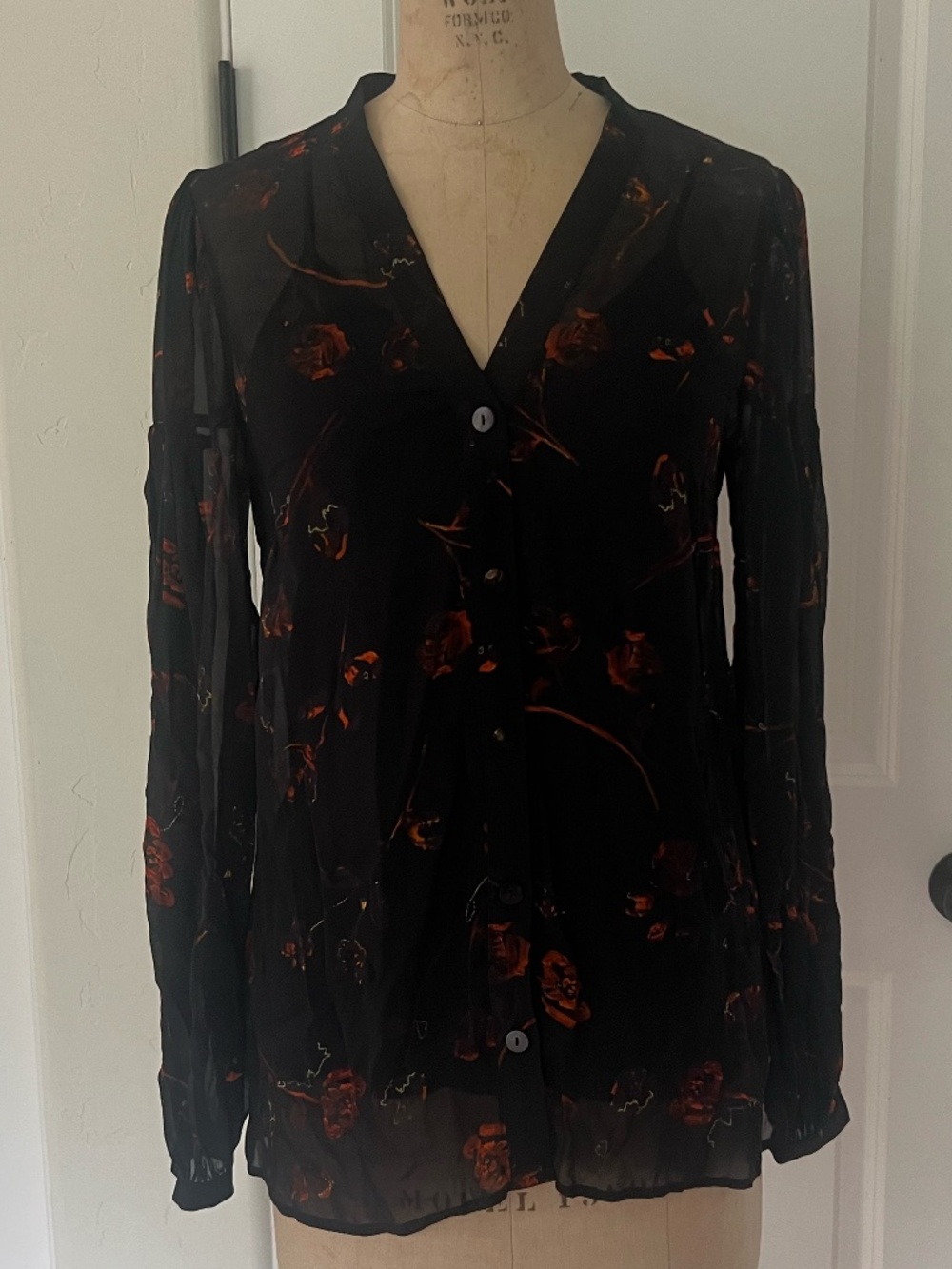 The Kooples Sheer Top